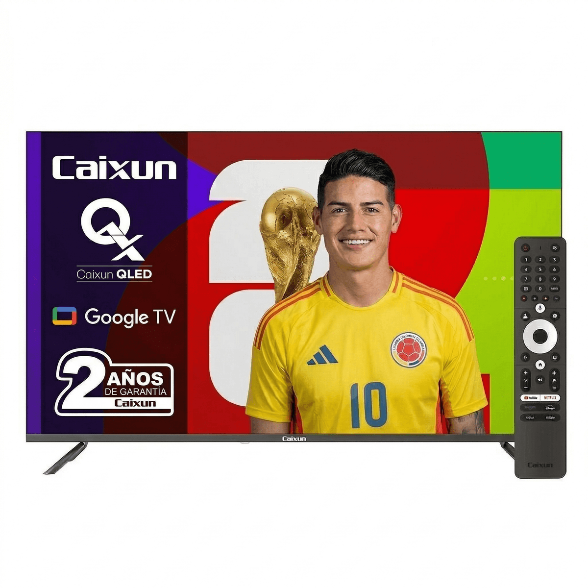 Televisor Caixun 50" QLED 4K Smart TV - C50VAUGQ | Google TV & Garantía Total